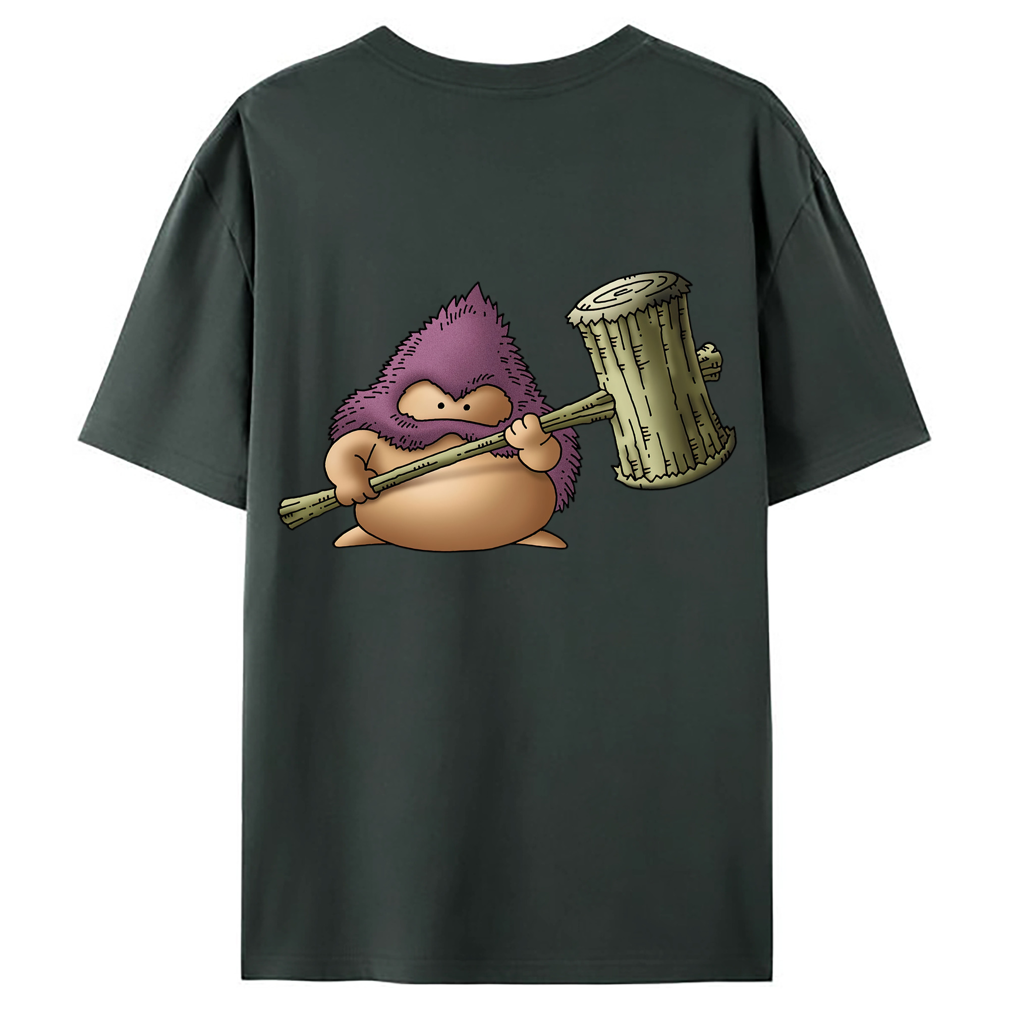 （画像用） ドラゴンクエスト Doragon Kuesuto Dragon Quest 綿100％ メンズ半袖Tシャツ（バックプリント） 通気性